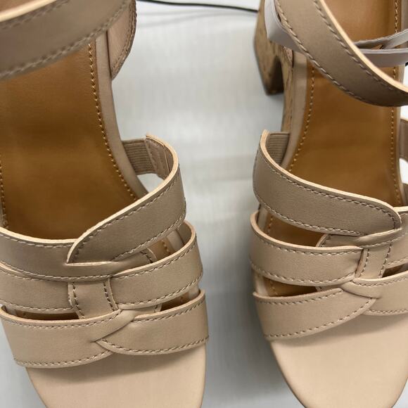 a.n.a Womens Billie Heeled Sandals Nude Color Size 9M - Picture 9 of 14